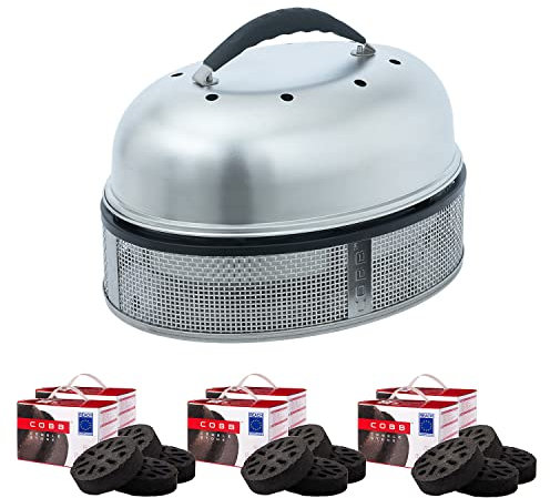 Cobb Grill Supreme Deluxe 2.0 Holzkohlegrill - inkl. 6X Cobble Stones 6er