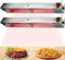 2pc Lámpara de Calor de Alimentos Comercial, Calentadores de Buffet Acero Inoxidable, Calentador Alimentos para Buffets y Hoteles - Garantizar el Sabor de los Platos(Size:60cm)