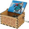 HLZK Howl's Moving Castle Holz-Spieluhr, Anime-Thema, Musik, Merry Go Round of Life, hölzerne Spieluhren, handgekröpfte Spieluhren, Geschenk für Neujahr, Geburtstag (Wood1), (HL-36)