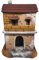 Casa per presepe casetta realizzata a mano per realizzazioni di pasaggi presepiali per pastori da 4 cm H18 L12,5 P10