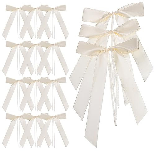 Artibetter 60 Stück Vorgebundene Satinschleifen Für Hochzeiten Schleifen Stühle Dekorationen Bastelschleifen Für Hochzeitsgeschenk-Bastelarbeiten