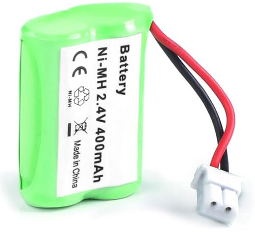 SHAWOROCE Batterie compatible avec Alcatel Vision, Vision Duo, Origin Téléphone sans fil TSF DECT Babyphone 400 mAh 2,4 V NI-MH Rechargeable