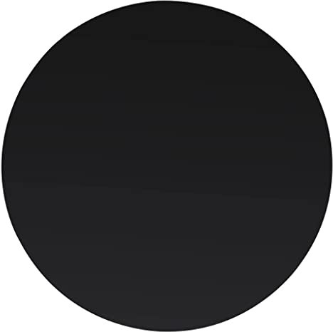 Toshilian Plateau de Table, Dessus de Table Remplacement de Table Dessus de Table Rond Verre trempé 600 mm
