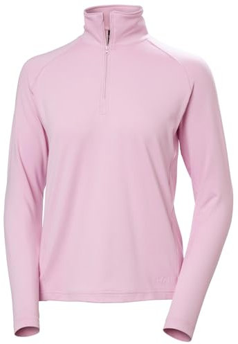 Helly Hansen Damen W Verglas 1/2 Zip T-Shirt, 052 Cherry Blossom, S EU