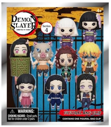 Demon Slayer: Kimetsu no Yaiba 3D PVC-Taschenanhänger Series 4 Display (24)