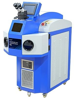 ZAC 60 Joules Jewelry Welder with CCD 200W Jewelry Laser Welding Machine 220V 1 Phase LJW-200 Jewelry Spot Welder Repair Tool for Bracelets Gold Silver Platinum 24K Gold Spot Welding