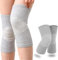 BUKYCAT Bambus Kniebandage, Kniebandage Männer Damen, Knee Support Bandage Knie, Bambus Kniebandage mit Kompression, Sport-Knieschoner, Bandage Kniefür Volleyball, Training, Kniebandage Arthrose (L)