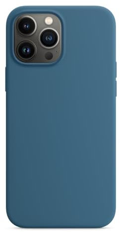enttgo Silicone Case Compatible with iPhone 13 Pro Max 6.7 inches (Blue Jay)