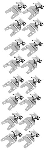 HOODANCOS 16 Stk Preisschild-Clip Platzkartenclip Clip platzieren Displayhalter Preisschildhalter visitenkarten halterung Ausstellungsregale für Werbeetiketten Etikettenclip Metall