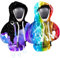 Schaltknauf Hoodie, 2 Stück Schalthebel Hoodie, Schaltknauf Abdeckung, Sternenhimmel Modell Schalthebel Hoodie, Lightning Modell Hoodie, Lustige Hoodies Auto Zubehör Innenraum Deko Schaltknauf
