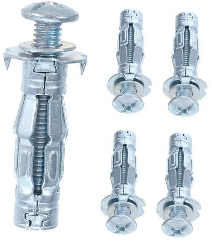 MUCKLILY 5stücke Dehnschrauben Ankerbolzen Für Trockenbauwände Wandanker Zur Einfachen Installation Robuste Befestigungselemente Für Hohlwände