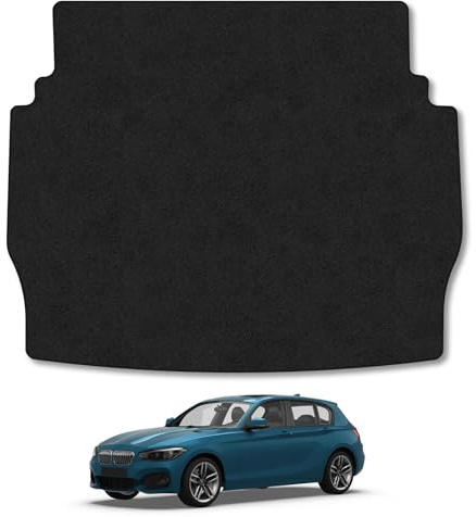 Carpet Boot Liner Compatible With BMW 1 Series (2011-2019) Tailored Fit Carpet 550Gsm Protector Boot Mat, Anti-Slip, Durable And Water-Resistant Easy Clean Custom Fit Dog Friendly Car Mat Co