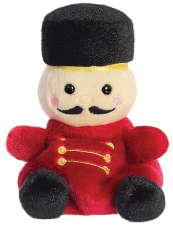 Aurora, 99320, Palm Pals Marius Nutcracker 5In, Soft Toy, Red & Black