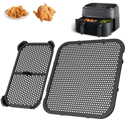 2 Stück Spritzschutz für Philips Airfryer Dual Basket 3000(NA350),Heißluftfritteuse Spritzschutz Airfryer Zubehör,Effektiver Schutz der Heizspirale