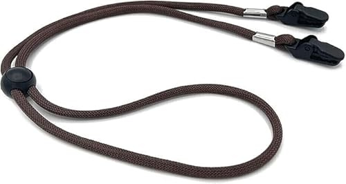 Ymhapp Black Hat Chin Cord, Adjustable Hat Strap Clips Windproof Lanyard on Bag Holder for Travel Hat Keeper, Clip for Travel on Bag, Outdoor Hiking Fishing Hats Cord
