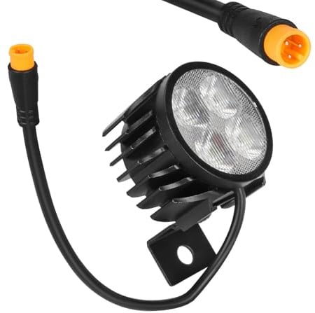 TREFAN Scheinwerfer für Kukirin G2 Pro/G2 ProDB/G2 Max Elektroroller, Zubehör für Elektroroller mit Verbesserter Sichtbarkeit, Frontlampe Wasserdicht