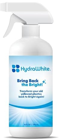 HydraWhite, Plastic Restorer Spray for Yellowed Whirlpool Bath Jets, 16 FL OZ