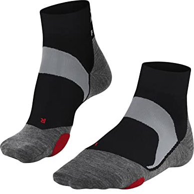 FALKE Unisex Fahrradsocken BC5 U Sso Baumwolle Funktionsmaterial antiblasen 1 Paar, Schwarz Black-Mix 3010, 42-43