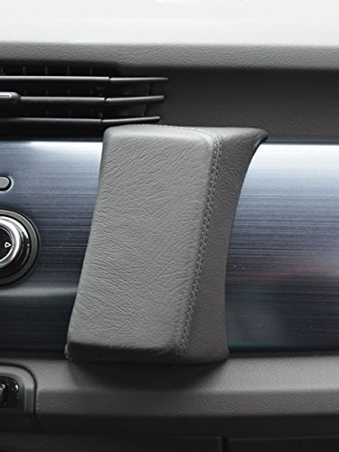 KUDA Handyhalterung passend für Alfa Romeo Giulietta ab 04/2010 - Telefonkonsole für Smartphones, Handys, Navi und mehr – Echtlederkonsole, schwarz, 080150