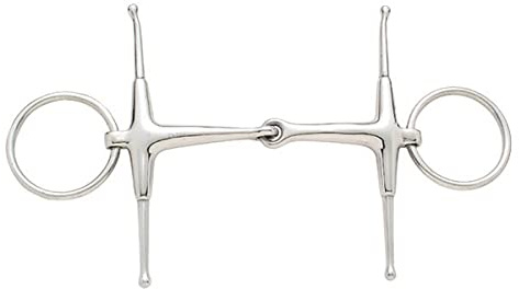 Korsteel Stainless Steel Jointed Fulmer Snaffle Bit, 5.5