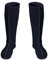 3Kamido Filz Stiefel Socken Innenschuhe Innenstiefel für Regenstiefel LANG Damen Herren Socke ERWÄRMUNGSEINLAGE AUS Filz Thermosocken, Schwarz, 43/44 EU