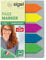 SIGEL HN611 Haftmarker Pfeile, Karte mit Klemmfunktion, 125 Mini-Streifen im Format 12 x 50 mm, 5 Farben