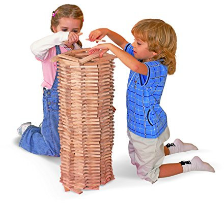 Hape International 90654 Holzsteine, beige, 3-5 Jahre