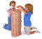Hape International 90654 Holzsteine, beige, 3-5 Jahre