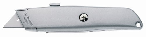 Westcott E-84019 00 Retractable Metal Utility Knife - Silver