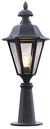Konstsmide Pallas 478-750 Standleuchte B: 25,25cm T: 22cm H: 41cm / 1x60W / IP23 / lackiertes Aluminium / schwarz