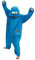 SMITHROAD Jumpsuit Tier Karton Fasching Halloween Kostüm Sleepsuit Cosplay Fleece-Overall Pyjama Schlafanzug Erwachsene Unisex Nachtwäsche M