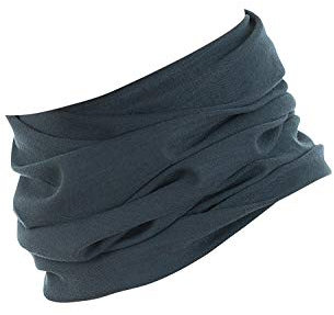 Hilltop Multifunktionstuch, Motorrad Halstuch, Kopftuch, Bandana, Schlauchtuch, Cooles Design in Trendfarben, für Damen und Herren, Farbe/Design:Anthrazit