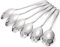 FOXAS 6er Set Totenkopf Teelöffel Edelstahl 18/8, 15cm Schädel Totenkopf Zuckerlöffel, Kaffeelöffel Spülmaschinenfest, Skull Löffel, Skull Spoon Serie Bon Appétit