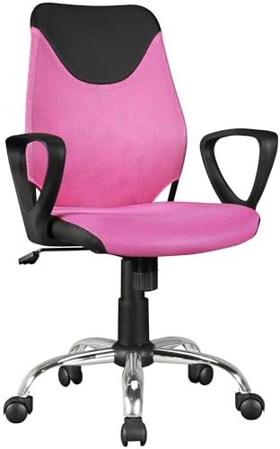 FineBuy Kinder-Schreibtischstuhl Terni Ab 6 Mit Lehne, Drehstuhl Ergonomisch, Jugendstuhl Höhenverstellbar