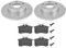 XtremeAuto® Golf MK4 Rear Brake Pad and Disc Kit 1997>2004