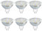 Akynite Deckenstrahler GU5.3 MR16 12V LED 3W Kaltweiß 6000K, 120 Grad, 300lm, GU5.3 20W Halogen Ersatz, 50mm AC DC 12V MR16 GU5.3 LED-Einbaustrahler Kaltweiss, nicht dimmbar, 6 Stück