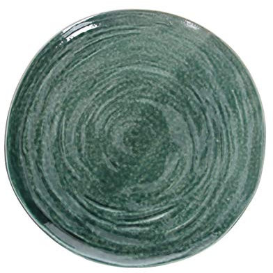 Tognana Set di 4 piatti piani in organica, diametro 27,9 cm, colore: Verde