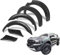 JHCHAN Radkästen Kotflügelverbreiterungen für Ford Ranger 2015-2022 Wildtrak Raptor Limited XL XLT Platinum Tremor T7 T8 MK2 MK3 Doppelkabinen (OHNE PDC)