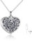 WINNICACA Asche Einäscherung Halskette Urne S925 Sterling Silber Feuerbestattung Anhänger für Hund Katze Haustier Asche Urne Rose Blume Halskette Schmuck für Weihnachtsgeschenke