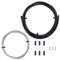 Vitel Cycles Shift Cable Kit Front and Rear Set with Black Housing for Shimano/Sram Mountain | Hybrid | Road Bike