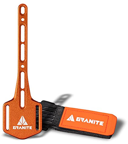 Granite Portaledge XE Bike Bottle Cage Mount Strap for Tools and Inner Tubes (Orange)