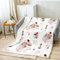 Homemissing Kinder Igel Wohndecke Mädchen Kawaii Pilz Igel Decke 100x130cm Niedlich Wildtier Kuscheldecke für Kinderzimmer Dekor Leichter Herbst Flanell Fleecedecke