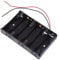 AA x 6 Open Style Battery Holder Case With Flying Leads