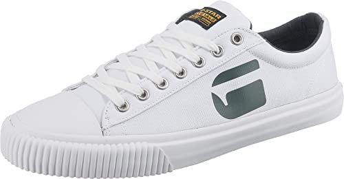 G-star Raw Herren MEEFIC POP M Sneaker, White, 44 EU