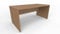 FBasic Bureau opérationnel en bois – Couleur noyer – 120 x 80 x 74 cm