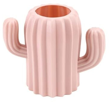 XiaoXIN Europäische Kunststoffvase Wohnkultur Imitation Keramik Kaktus Vase Blumentopf Hochzeitsdekoration Unzerbrechlicher kreativer Stifthalter