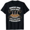 Coole Opas gehen Stockschießen Eisstockschießen Stockschütze T-Shirt