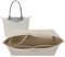 Lckaey Taschen-Organizer-Einsatz für Longchamp Le Pliage Neo (groß), Handtaschen, Organizer, Khaki, L: 28 x 25 x 17 cm