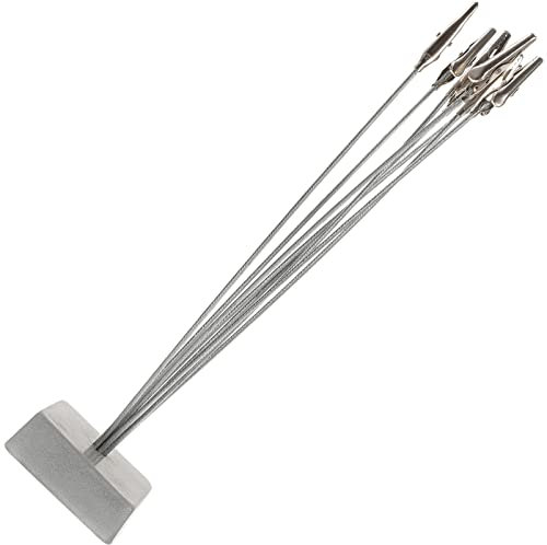 TEHAUX Stammbuch 8-Zweigiger Stammbaum-Bilderrahmenhalter Karten-Fotoclip-Halter Schreibtischständer Für Memo-Papier Notiz Foto Weihnachten Hochzeitskarte Quadratischer Bilderrahmen