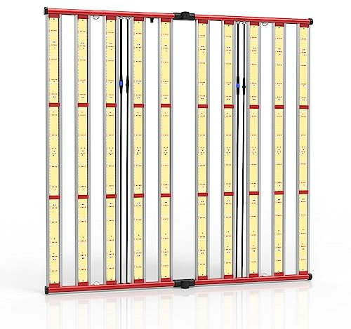 AGLEX 1000W LED Grow Lights, Full Spectrum Grow Light with UV IR, Daisy Chain Plant Bar Style Grow Light Foldable & Dimmable for Indoor Growing Commercial Hydroponic Growing Lamp 6x6ft Core Coverage